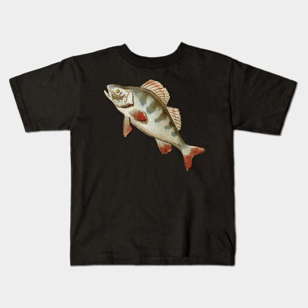 Here Fishy Fishy Kids T-Shirt by TRNCreative